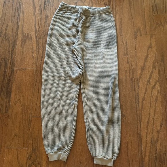 NWOT MATE the Label Waffle Knit Joggers in Bark - Picture 2 of 6